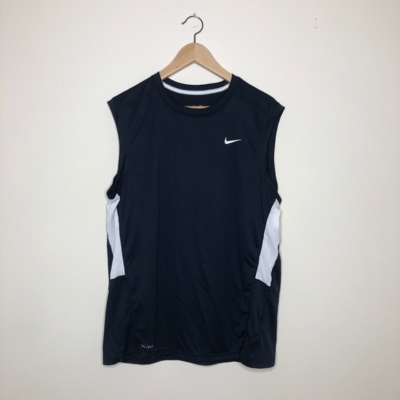 Nike Other - Nike navy blue Dri-Fit work out tank size large
